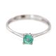 Emerald Radiance Solitaire Ring
