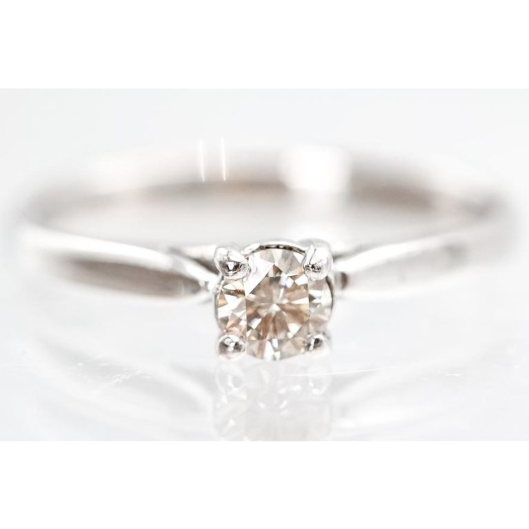 Luminous Diamond Solitaire Ring