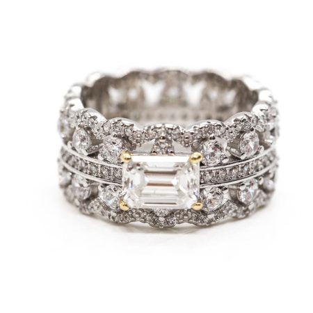 925 Silver Moissanite Ring