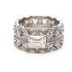 925 Silver Moissanite Ring