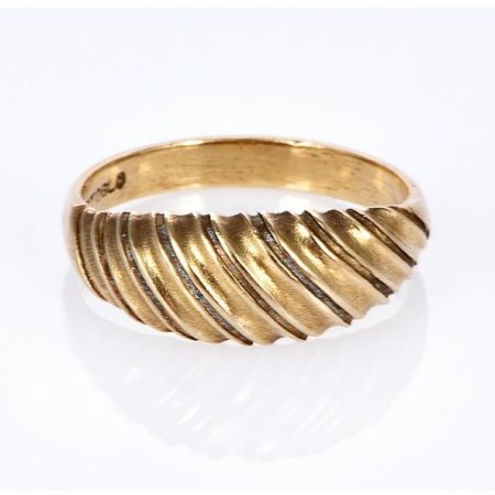 Golden Ripple OBLO Ring
