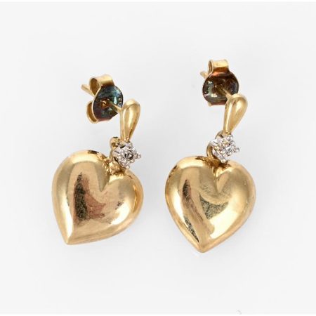Heartfelt Diamond Earrings