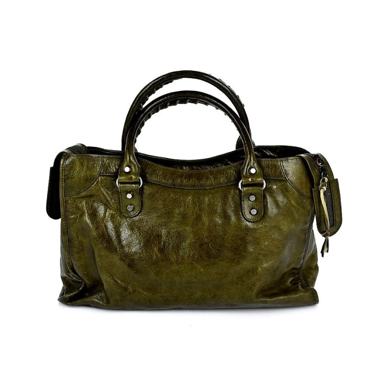 Balenciaga Olive 'City' Handbag