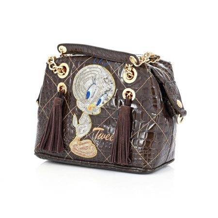 Braccialini 'Looney Tunes Leather Handbag