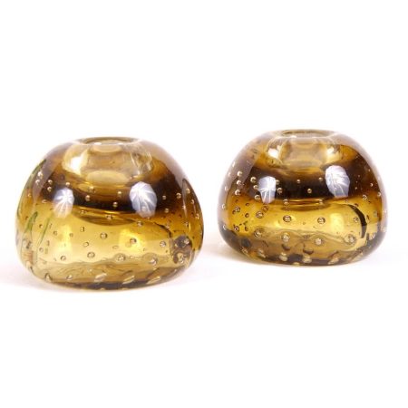 Murano Glow Bubble Candle Holders
