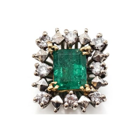 Emerald & Diamond Pendant