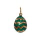 Gold & Enamel Egg Pendant