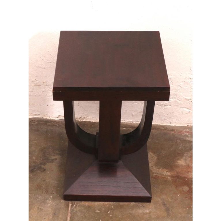 Teak Art Deco Style Side Table
