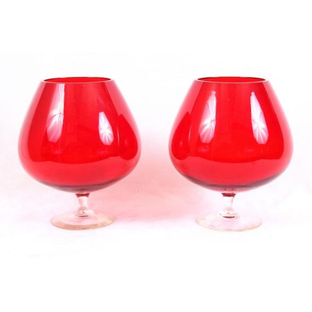 Rosso Reale Goblet Vases