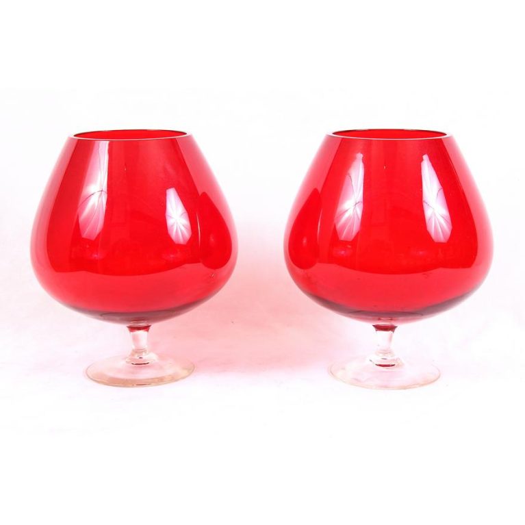 Rosso Reale Goblet Vases