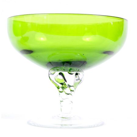 Lime Green Empoli Pedestal Bowl