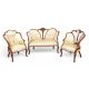 Mahogany Inlaid Cloud Lounge Suite