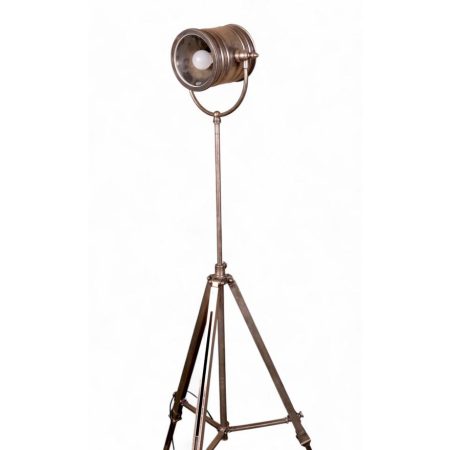 Industrial Metal Tripod Lamp