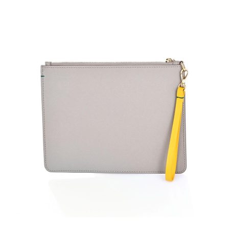 Rolex Textured Leather Wristlet Pouch