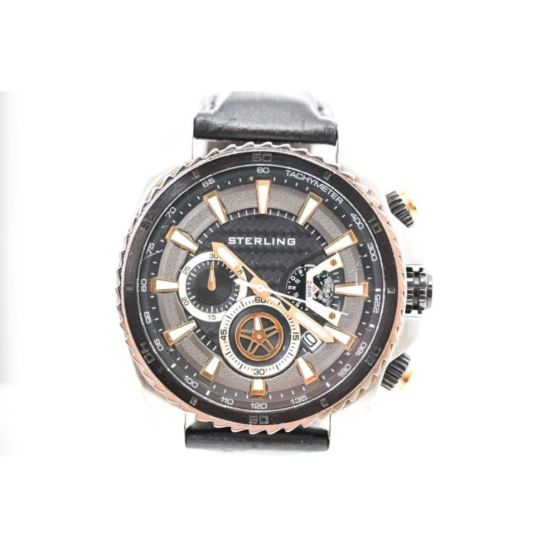 STERLING gents chronograph wristwatch