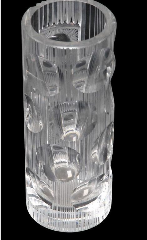 Signed Crystal Vase