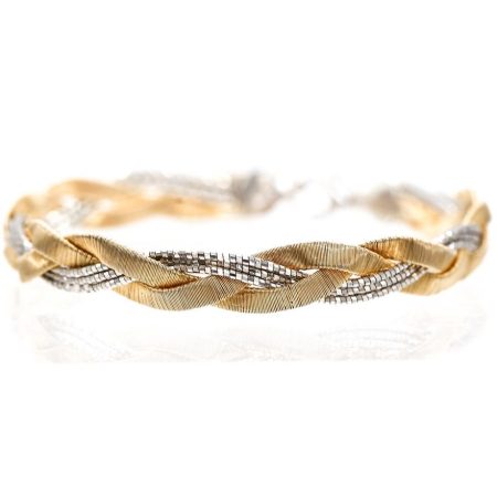 Silver Plait Bracelet