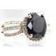 Azure Majesty Silver Ring