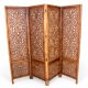 Teak Oriental Carved Screen