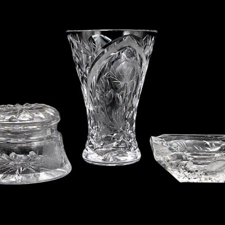 Rose Cut Crystal Wares