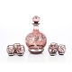 Venetian Plum Glass Decanter Set