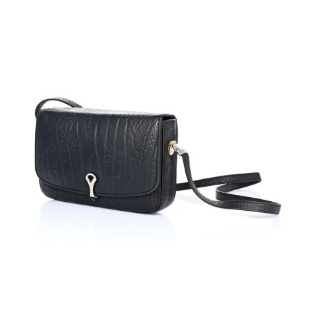 Vintage Corbeau Leather Shoulder Bag