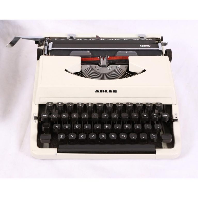 Vintage Portable Adler Typewriter
