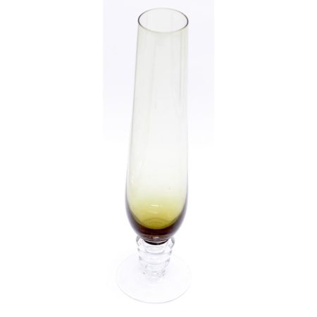 Vintage Venetian Green Tourmaline Glass Vase
