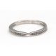 White Gold Twist Band