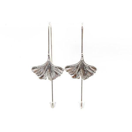 Ginkgo Leaf Design Earrings