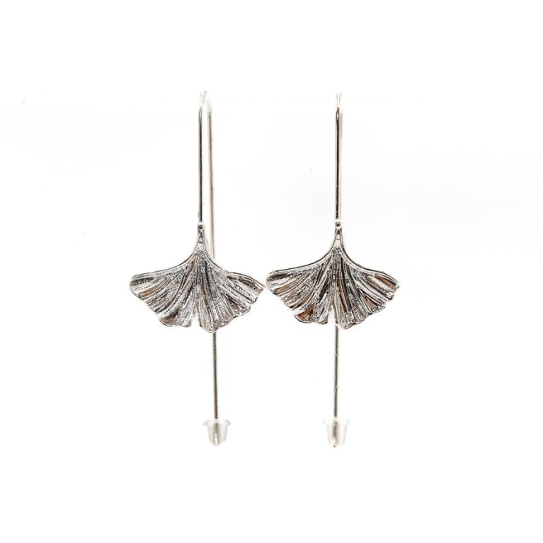 Ginkgo Leaf Design Earrings