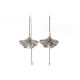 Ginkgo Leaf Design Earrings