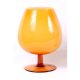 Yellow Vintage Empoli Goblet Vase