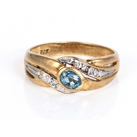 Golden Topaz Glow Ring