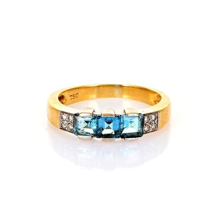 Topaz Crown Ring
