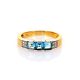Topaz Crown Ring