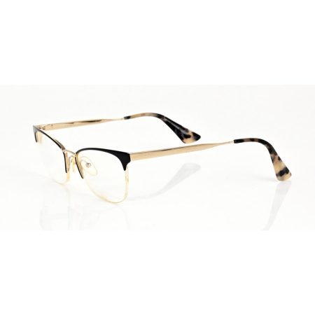 Prada Gold & Black Spectacle Frames