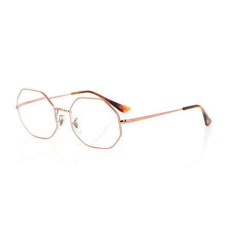 Ray-Ban Octagon Rose Gold Spectacle Frames
