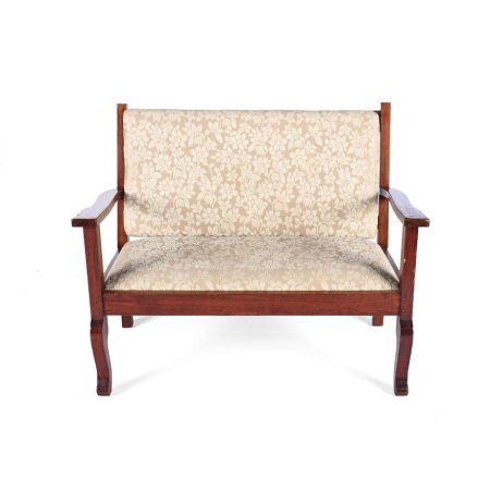 Teak Two-Seater Settee