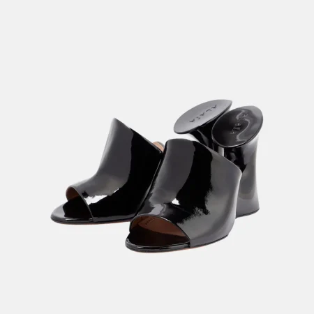 ALAÏA Black Heeled Sandals (New)