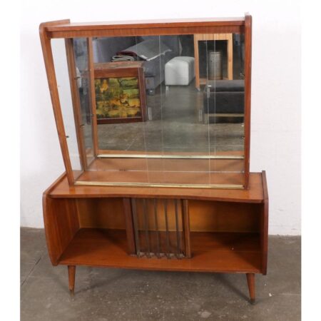 Retro mahogany display unit
